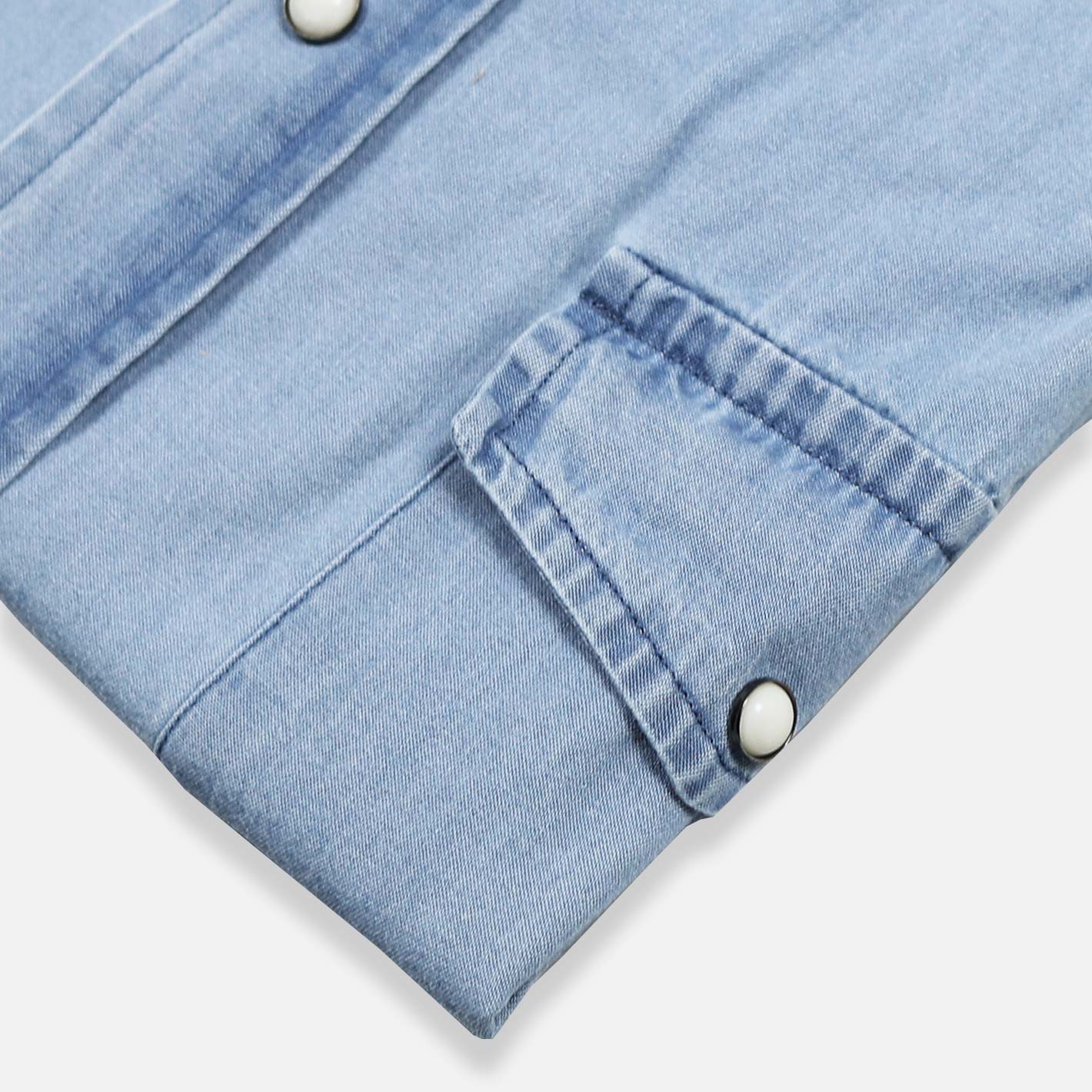 Light Blue Denim Shirt – Vanacore Napoli