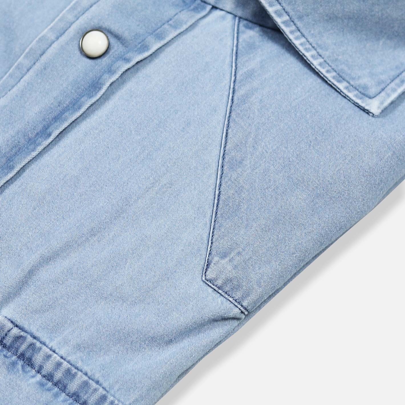 Light Blue Denim Shirt – Vanacore Napoli