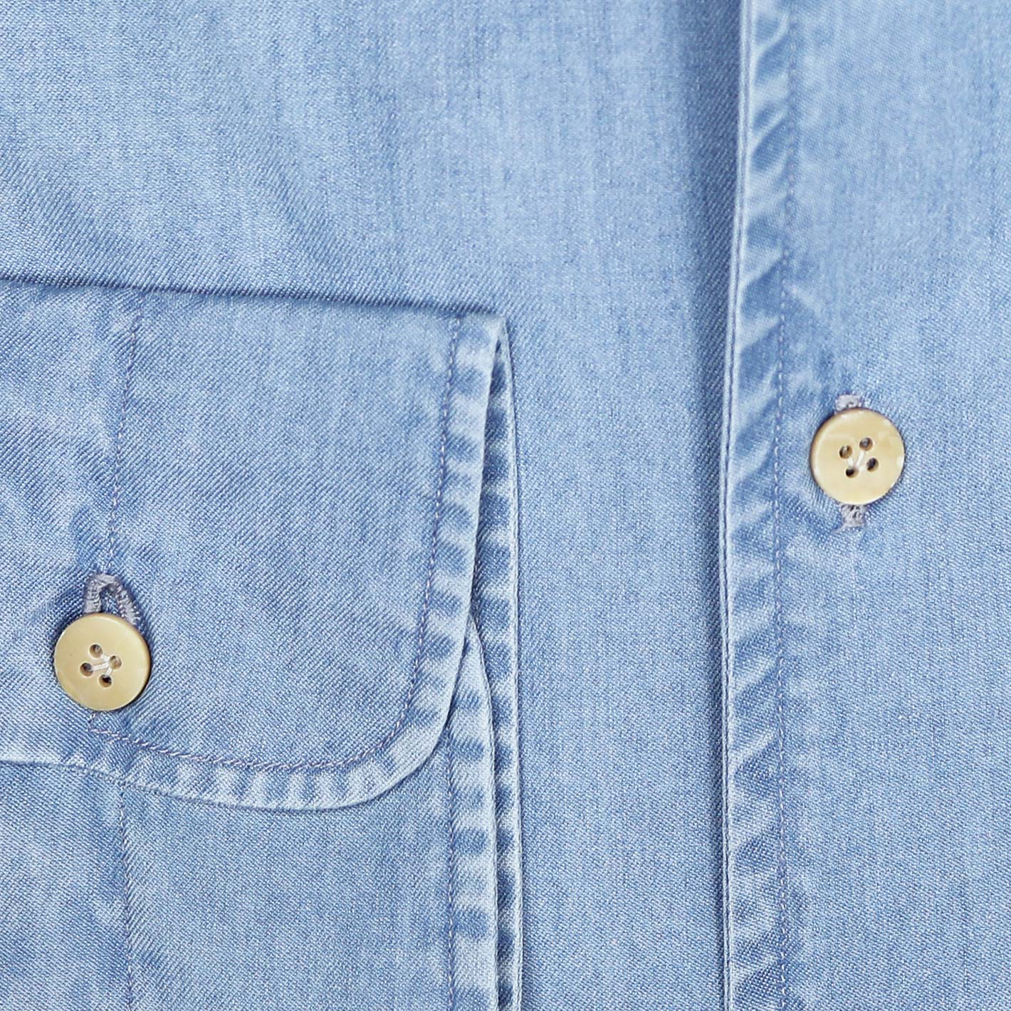 Light Blue Denim Shirt – Vanacore Napoli