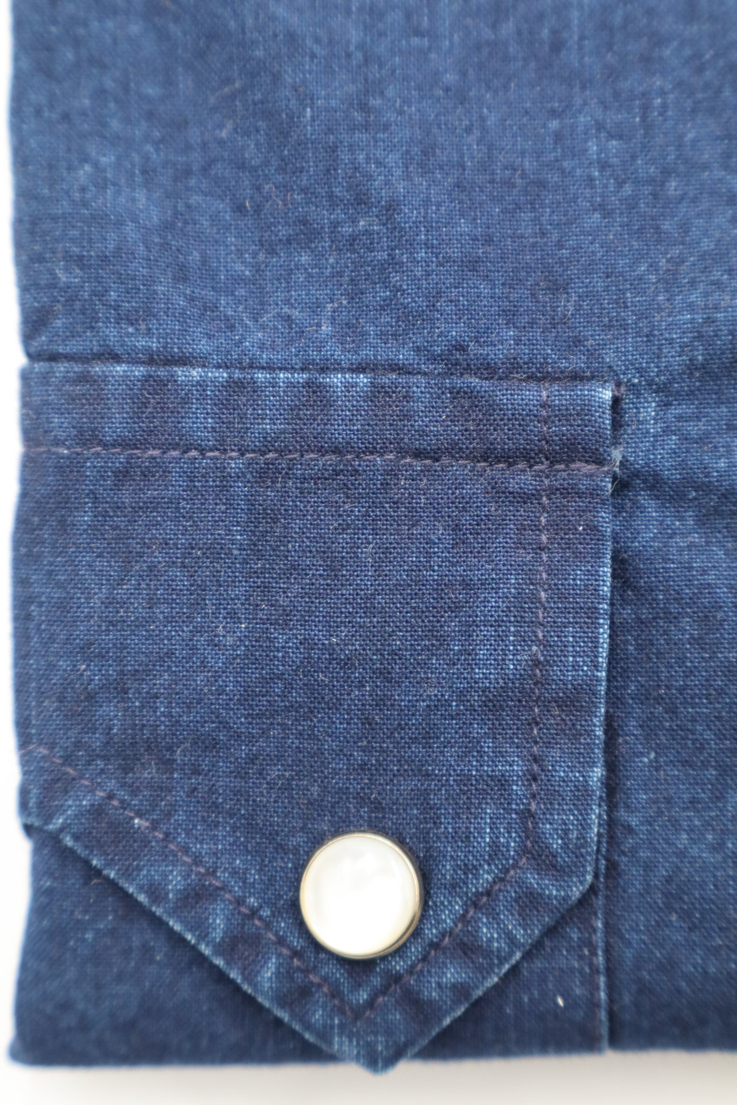 Luxurious Japanese denim shirt for men – handcrafted by Vanacore Napoli