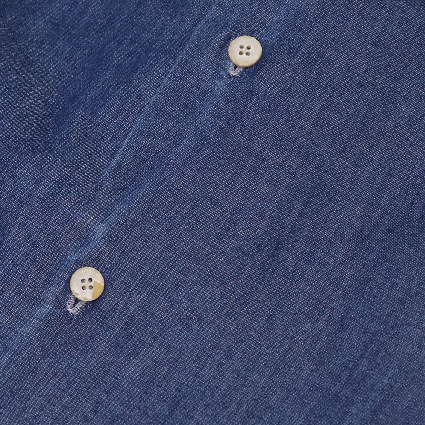 Dark Blue Denim Cutaway Shirt – Vanacore Napoli