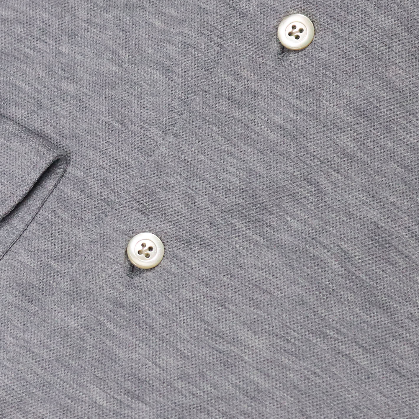 Grey cotton jersey cutaway shirt – Vanacore Napoli