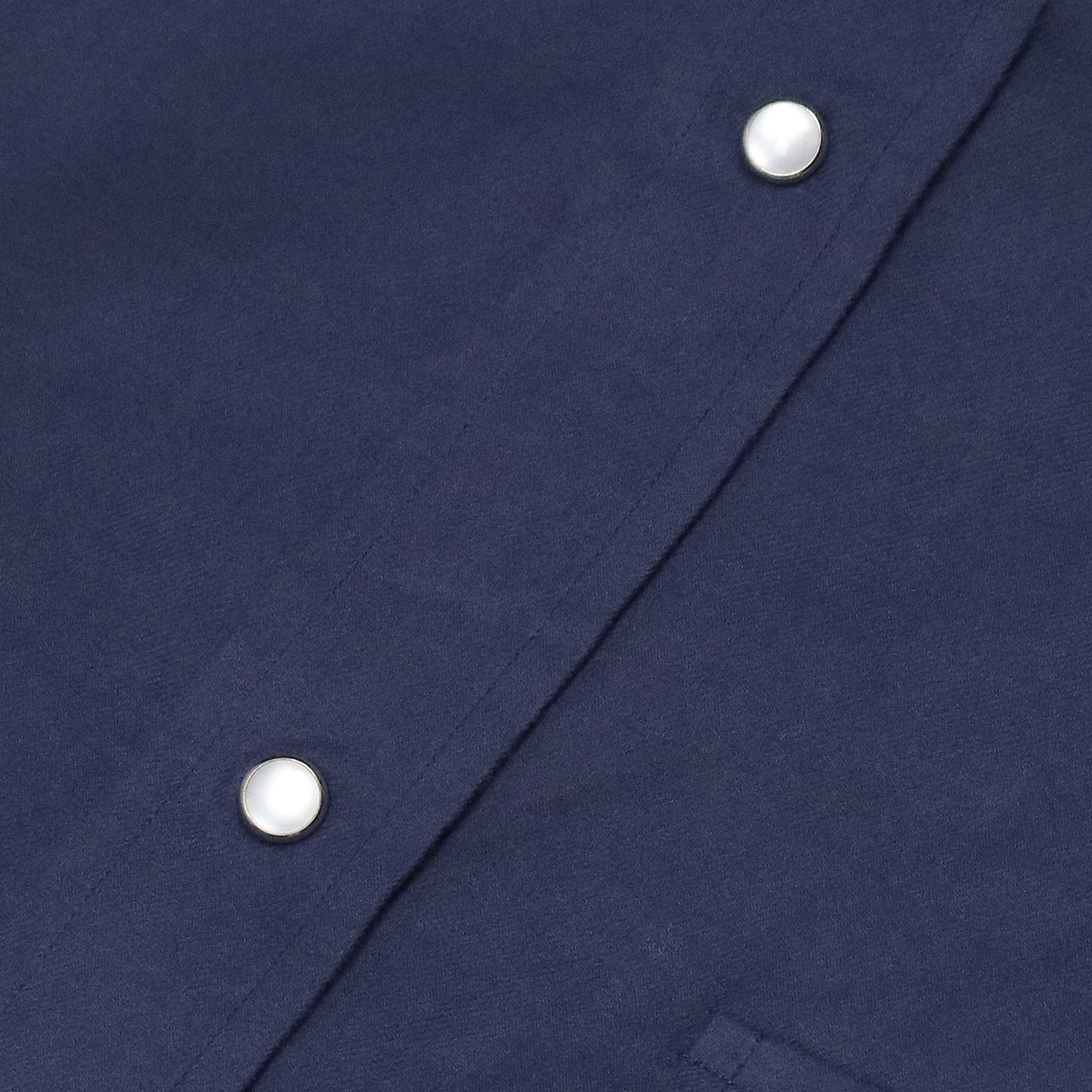 Dark blue cotton flannel Rodeo shirt – Vanacore Napoli