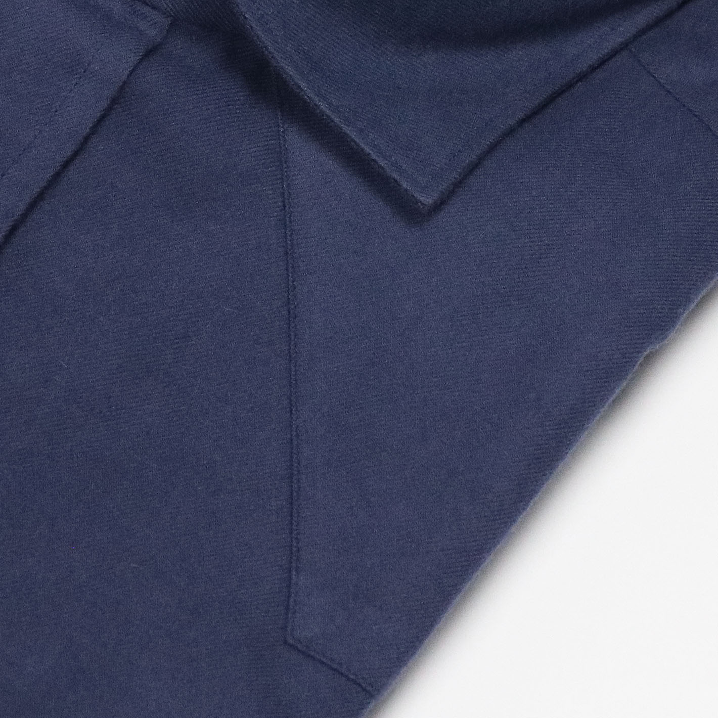 Dark blue cotton flannel Rodeo shirt – Vanacore Napoli