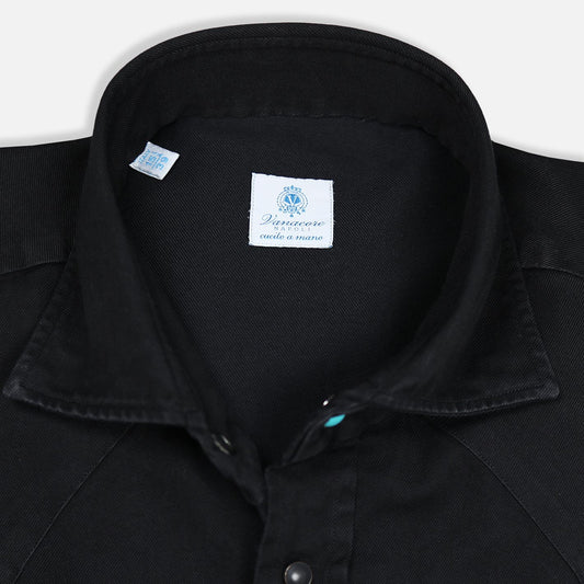 Black Denim  Shirt – Vanacore Napoli