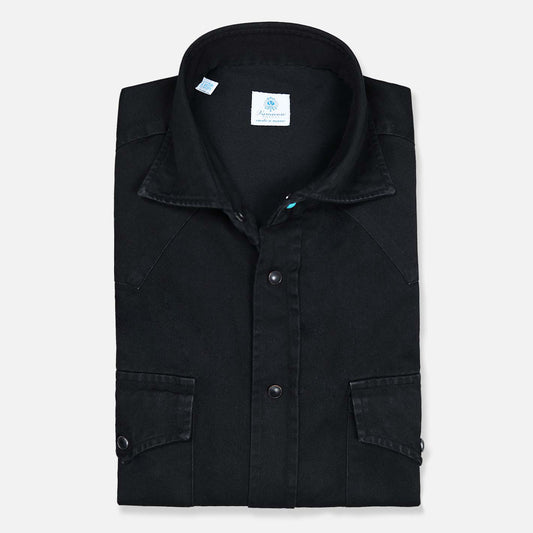 Black Denim Shirt – Vanacore Napoli