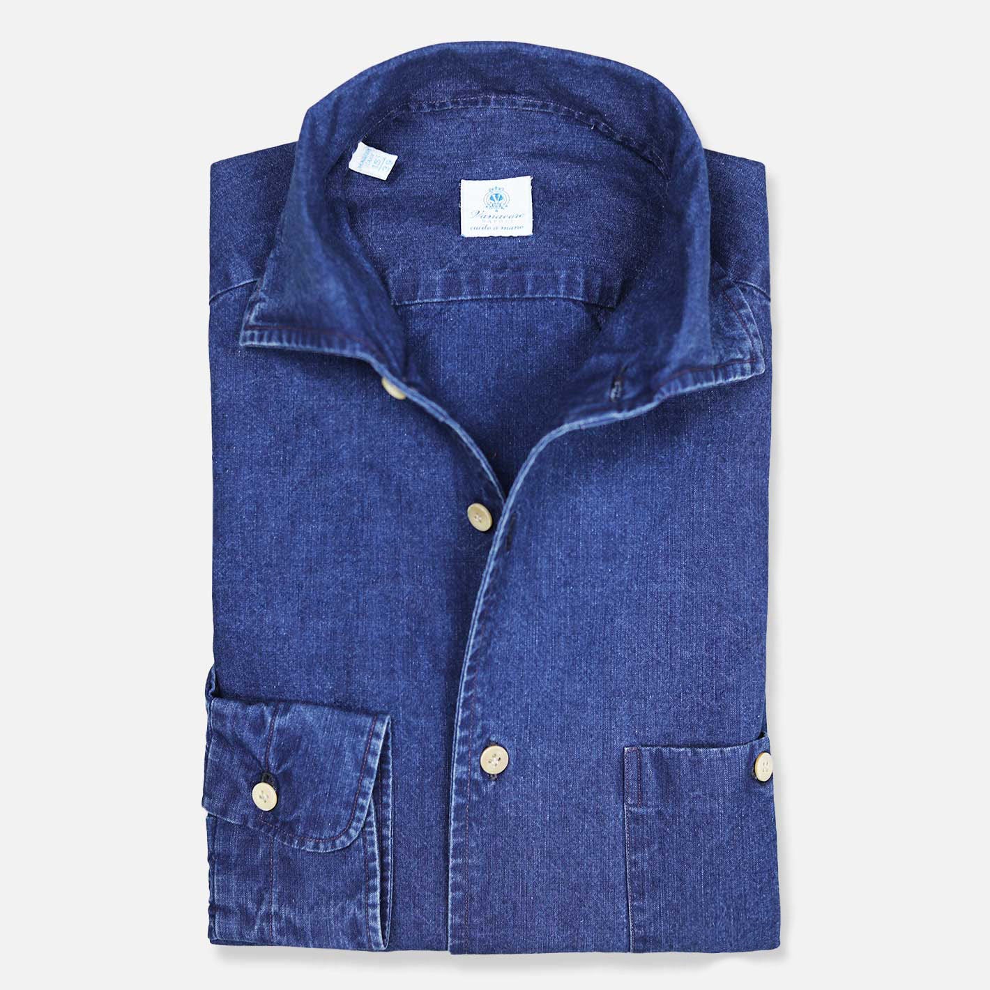 Blue Denim Shirt – Vanacore Napoli