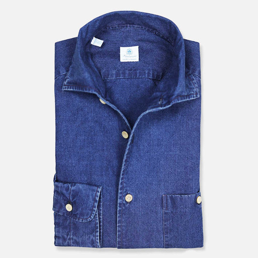 Blue Denim Shirt – Vanacore Napoli