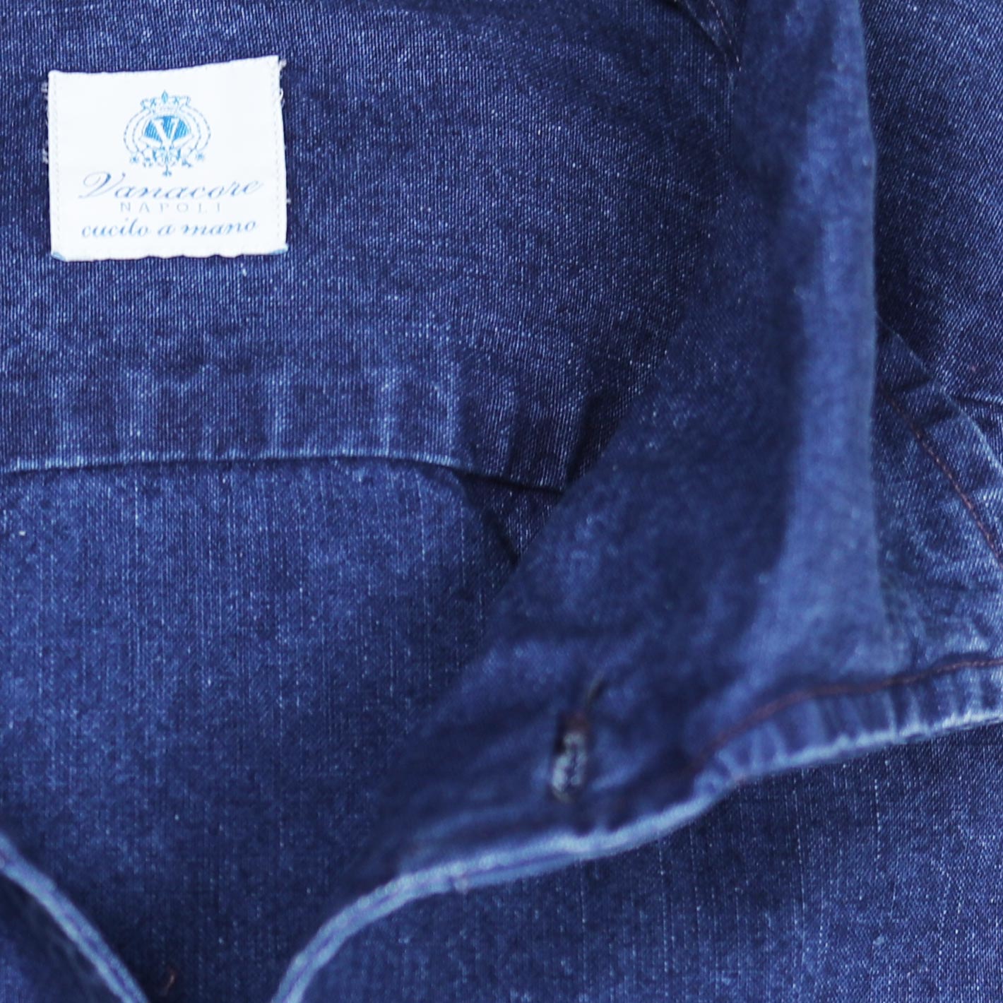  Blue Denim  Shirt – Vanacore Napoli