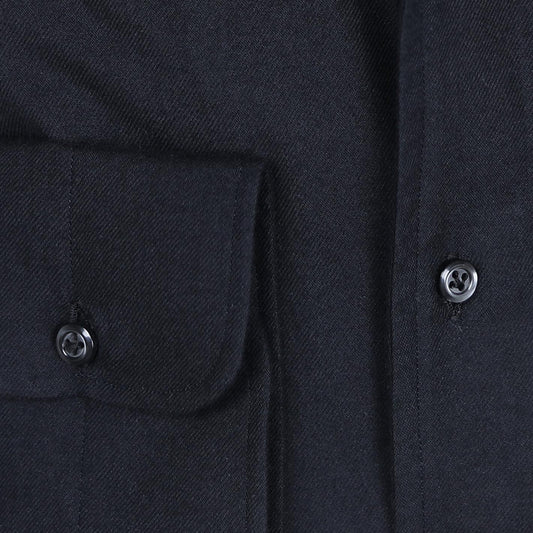 Dark Blue Cotton Cashmere  – Vanacore Napoli