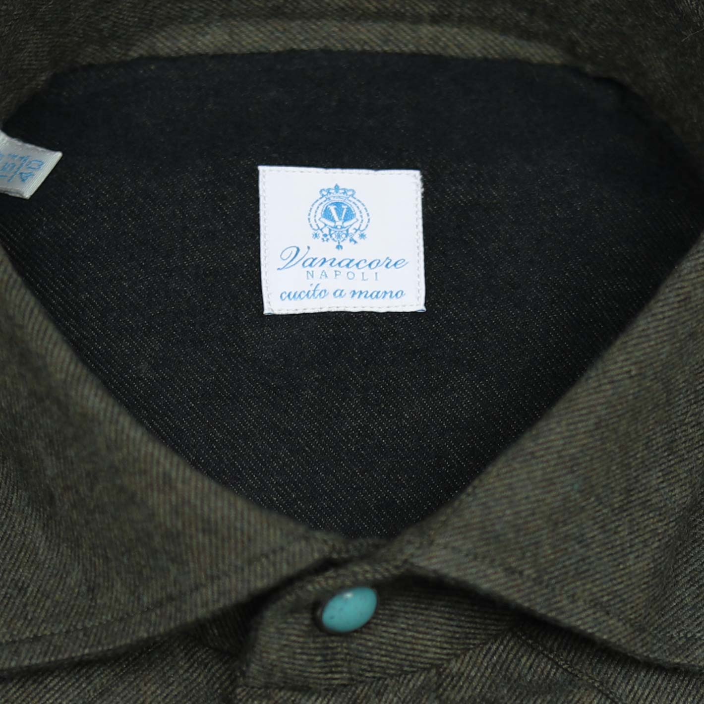 Green Flannel Western Shirt – Vanacore Napoli
