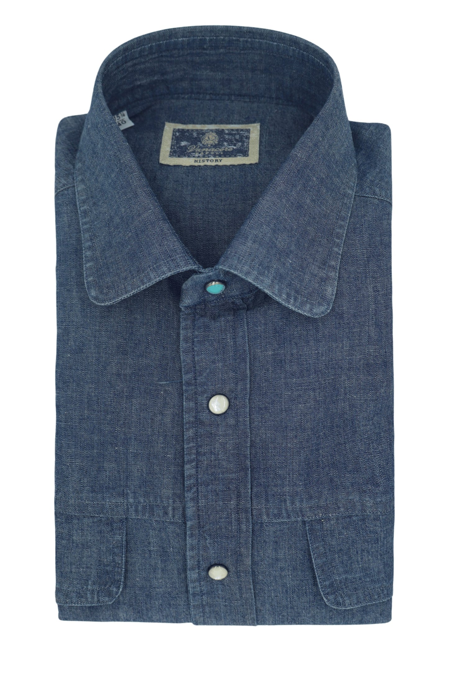Durango medium denim Vanacore Napoli
