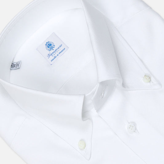 White Oxford button-down shirt – Vanacore Napoli