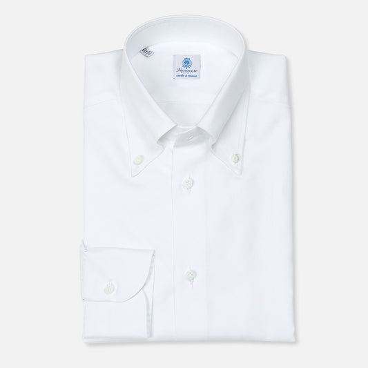 White Oxford button-down shirt – Vanacore Napoli
