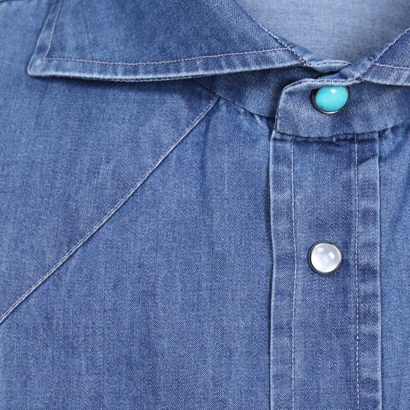 Blue Denim Shirt – Vanacore Napoli