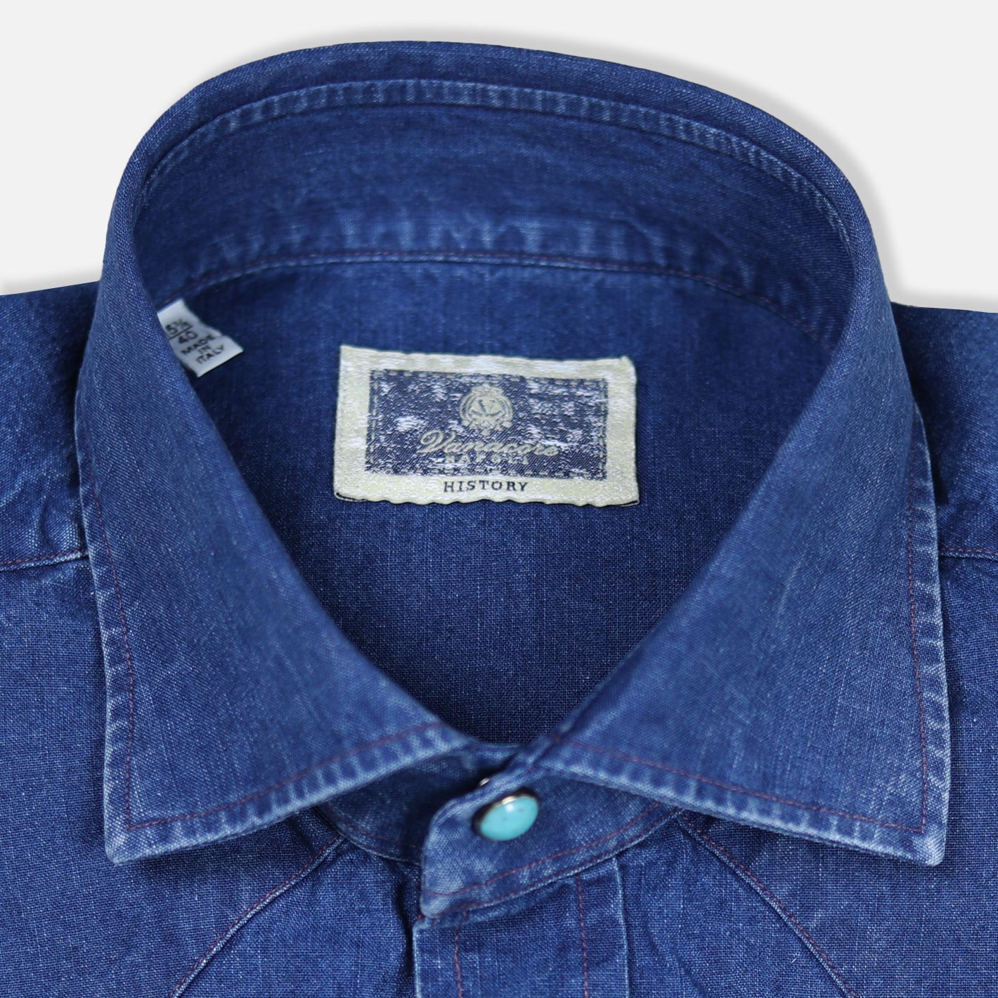 Indigo Blue Denim Rodeo Shirt