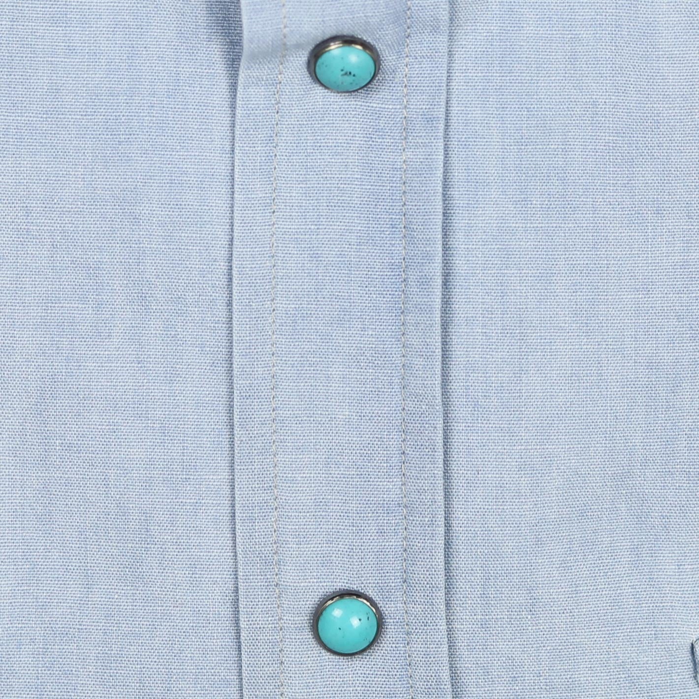 Light Blue Chambray Rodeo Shirt