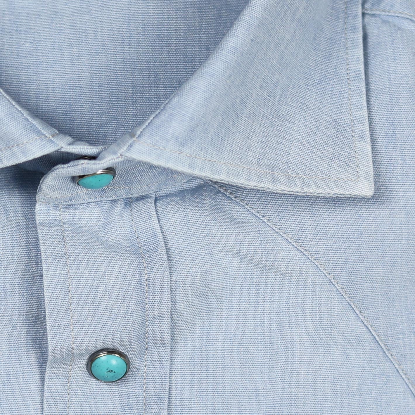 Light Blue Chambray Rodeo Shirt