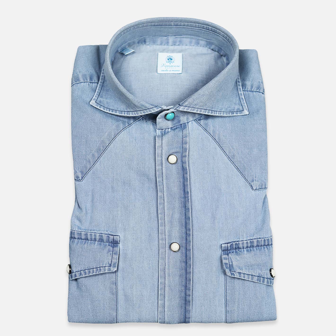 Billy Reid Denim Shirt - Denim Wash | Long Sleeve Shirts | Huckberry