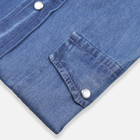 Blue Denim Rodeo Shirt – Vanacore Napoli