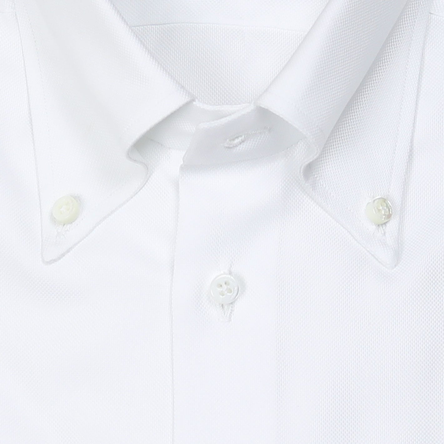 White Striped Oxford Button Down Shirt