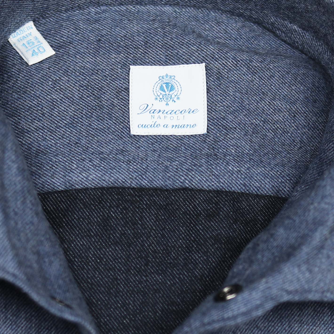 Slate Blue Cotton Flannel Paramontura Shirt