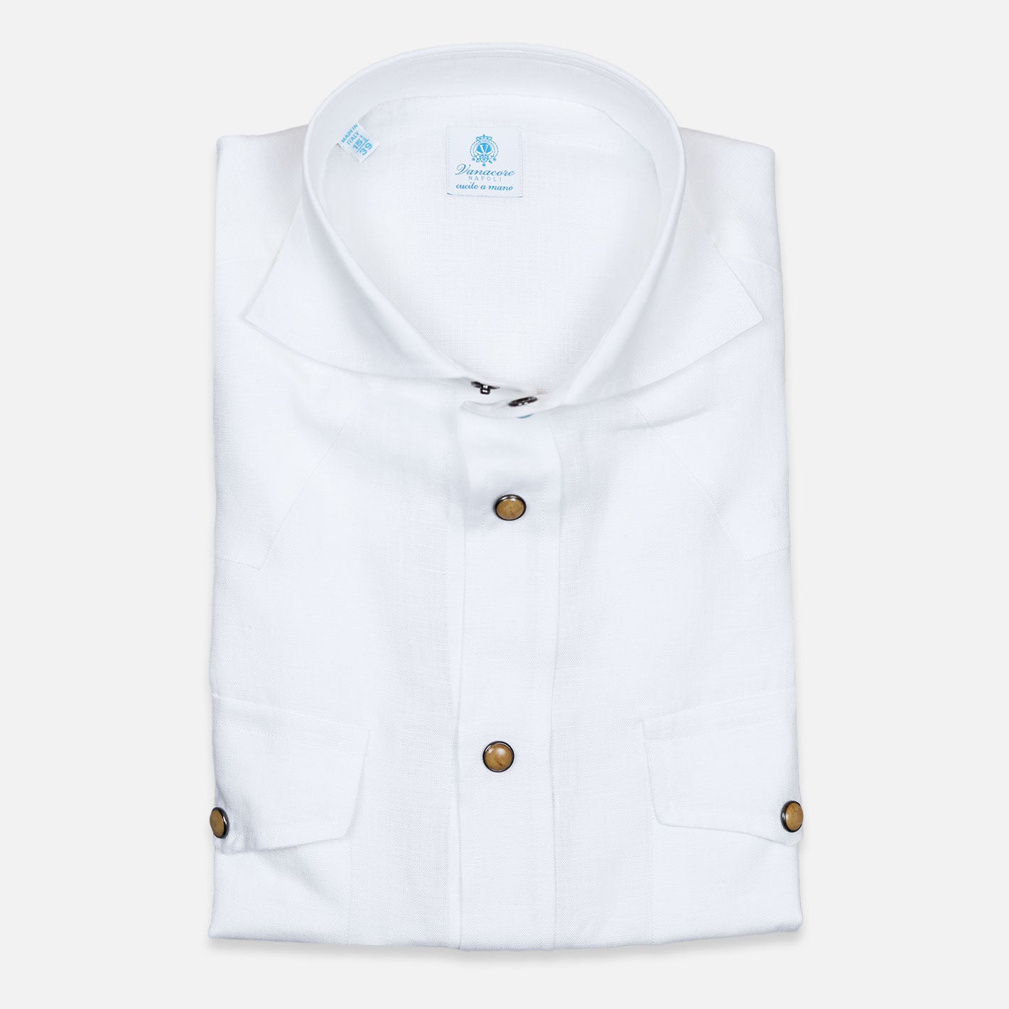 White Linen Rodeo Shirt