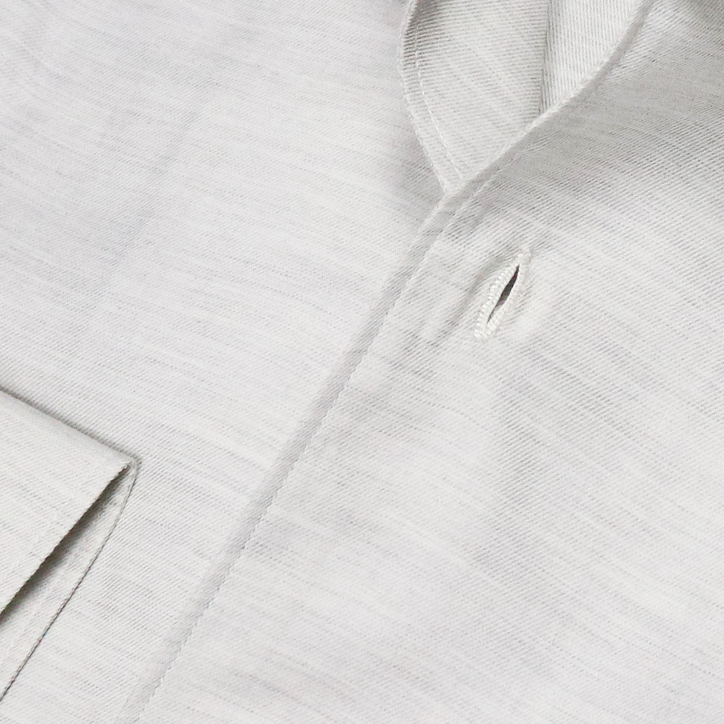 Light grey cotton cashmere Paramontura shirt – Vanacore Napoli