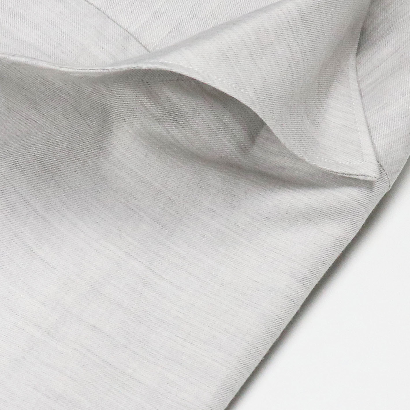 Light grey cotton cashmere Paramontura shirt – Vanacore Napoli
