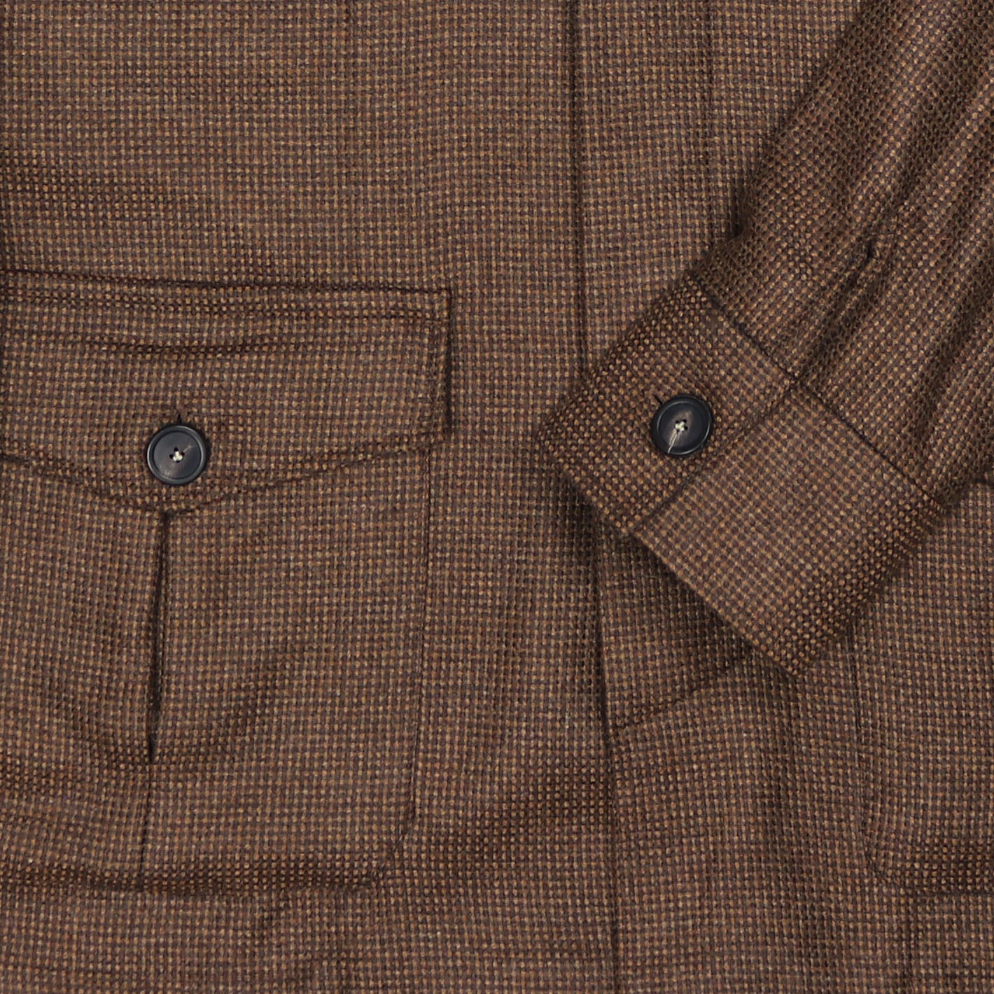 Brown Patterned Cashmere Vicuña Safari Jacket – Vanacore Napoli