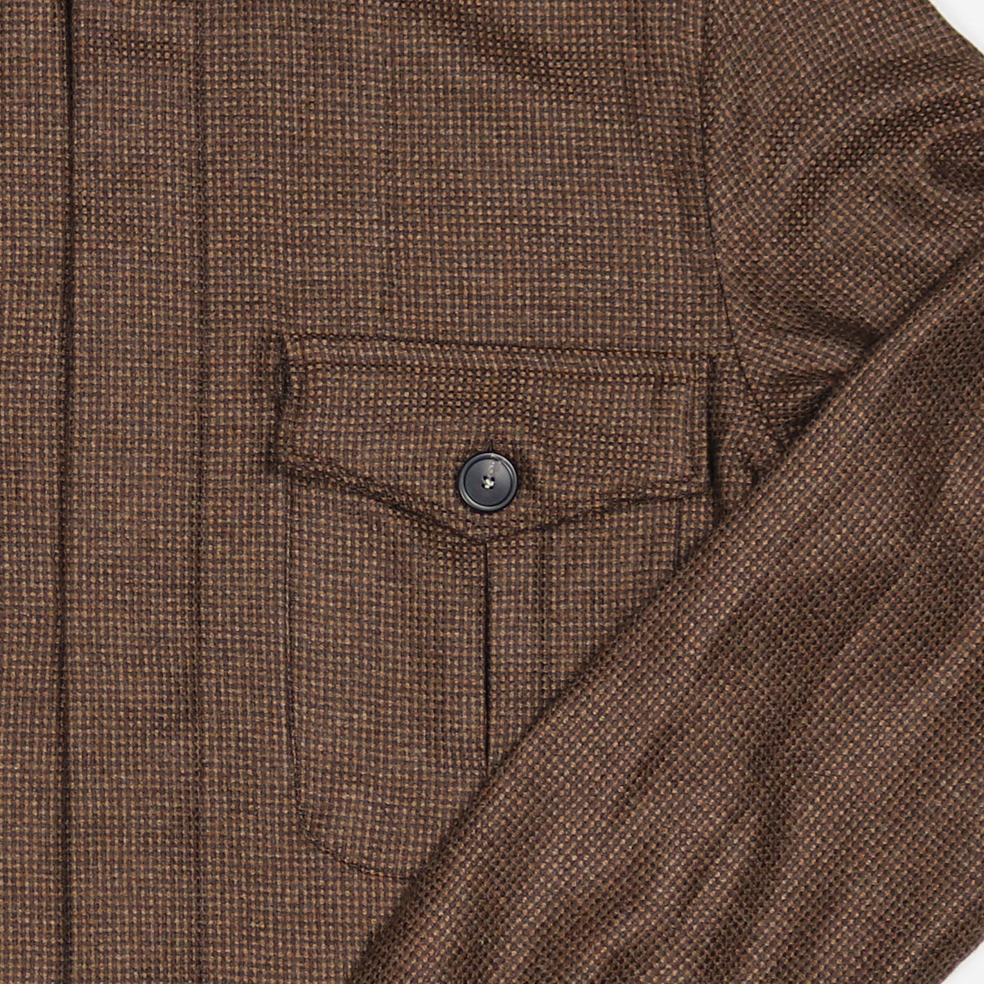 Brown Patterned Cashmere Vicuña Safari Jacket – Vanacore Napoli