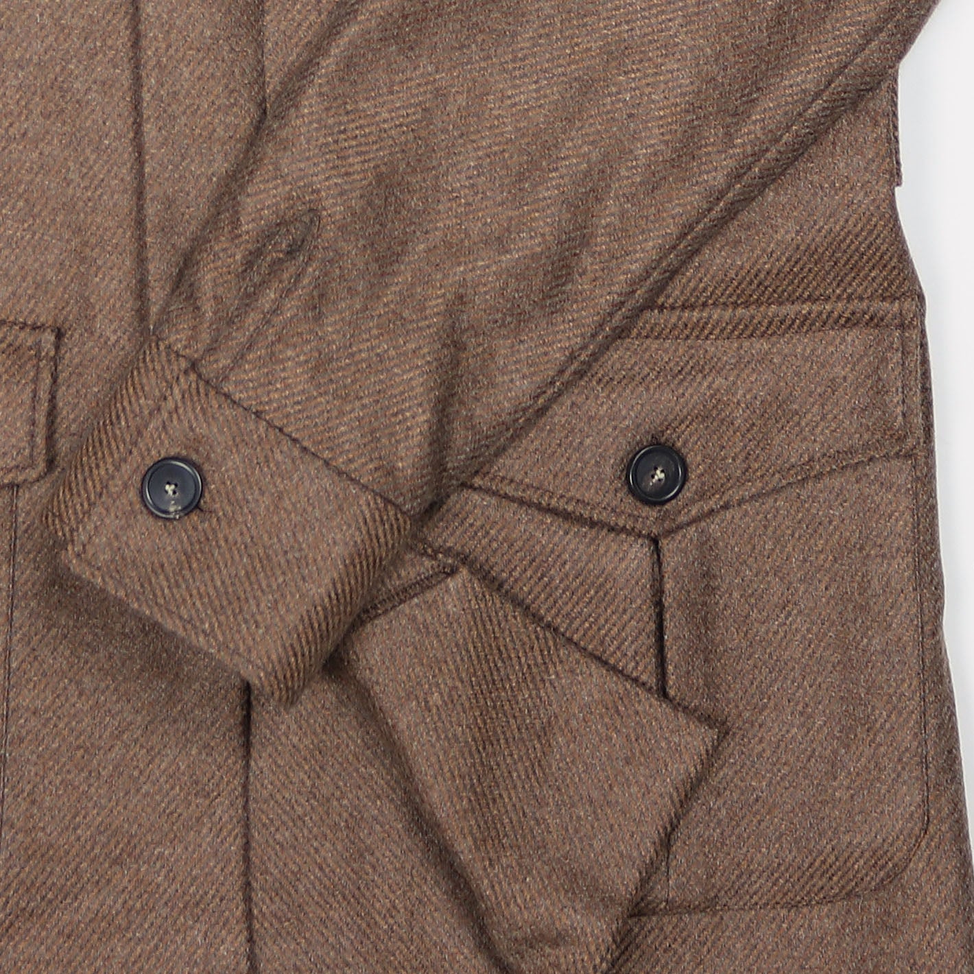 Brown Safari Jacket – luxurious Italian cashmere fabric