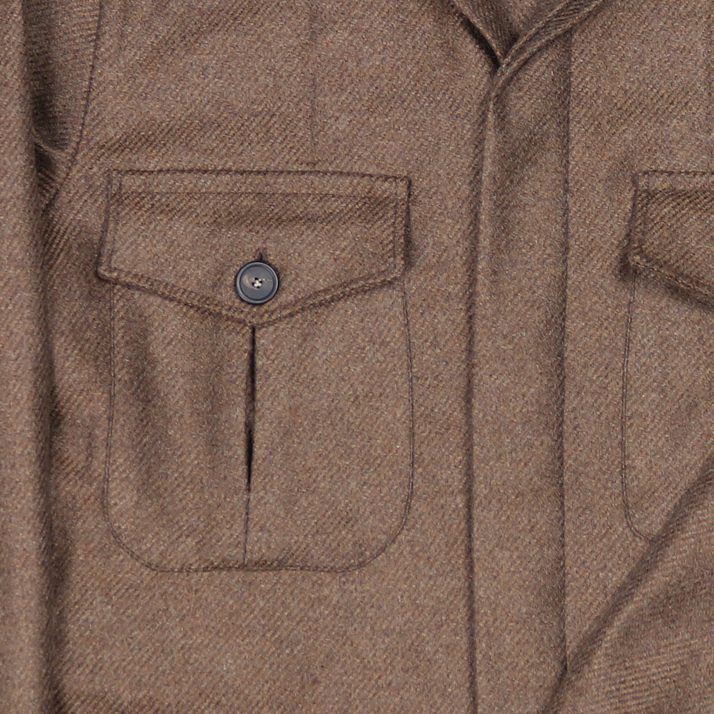 Brown Safari Jacket – luxurious Italian cashmere fabric