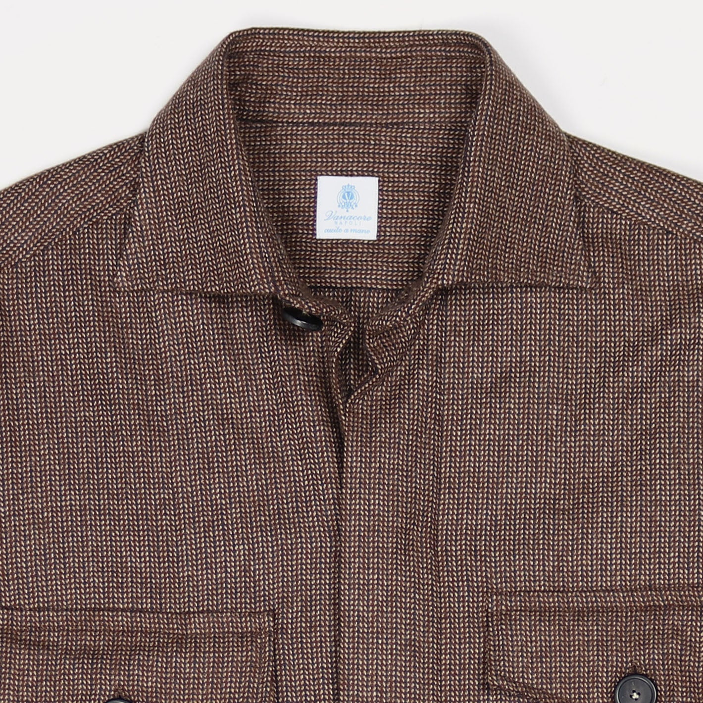 Rust Brown Patterned Safari Jacket – Vanacore Napoli
