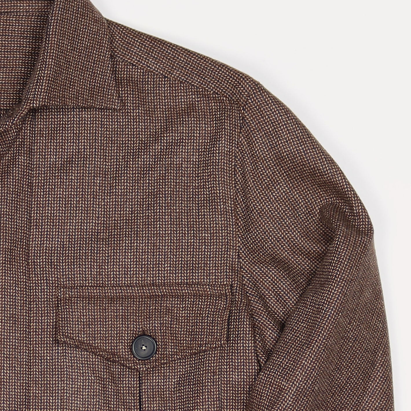Rust Brown Patterned Safari Jacket – Vanacore Napoli