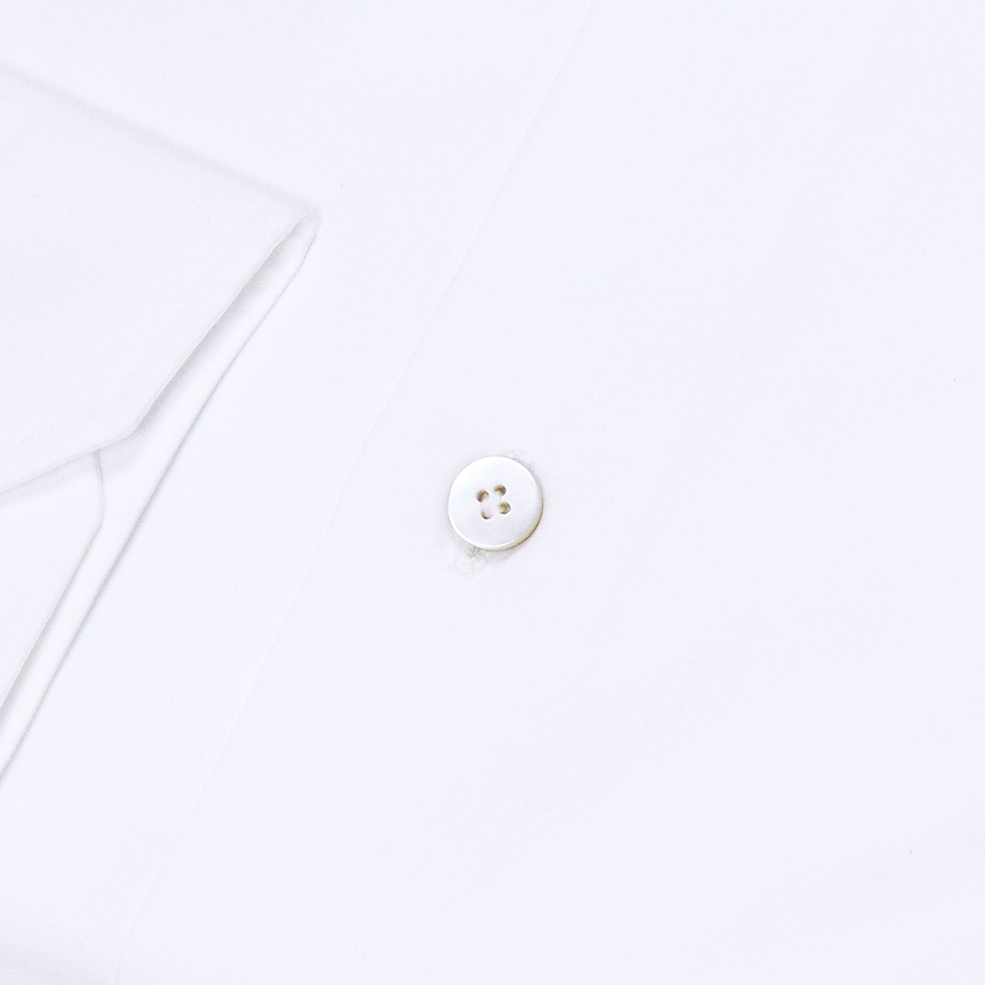 Classic White Poplin Cutaway Shirt – Vanacore Napoli