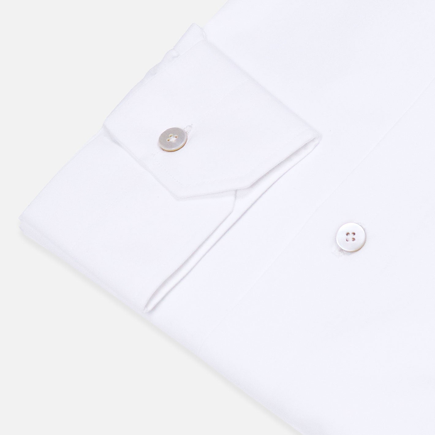 Classic White Poplin Cutaway Shirt – Vanacore Napoli