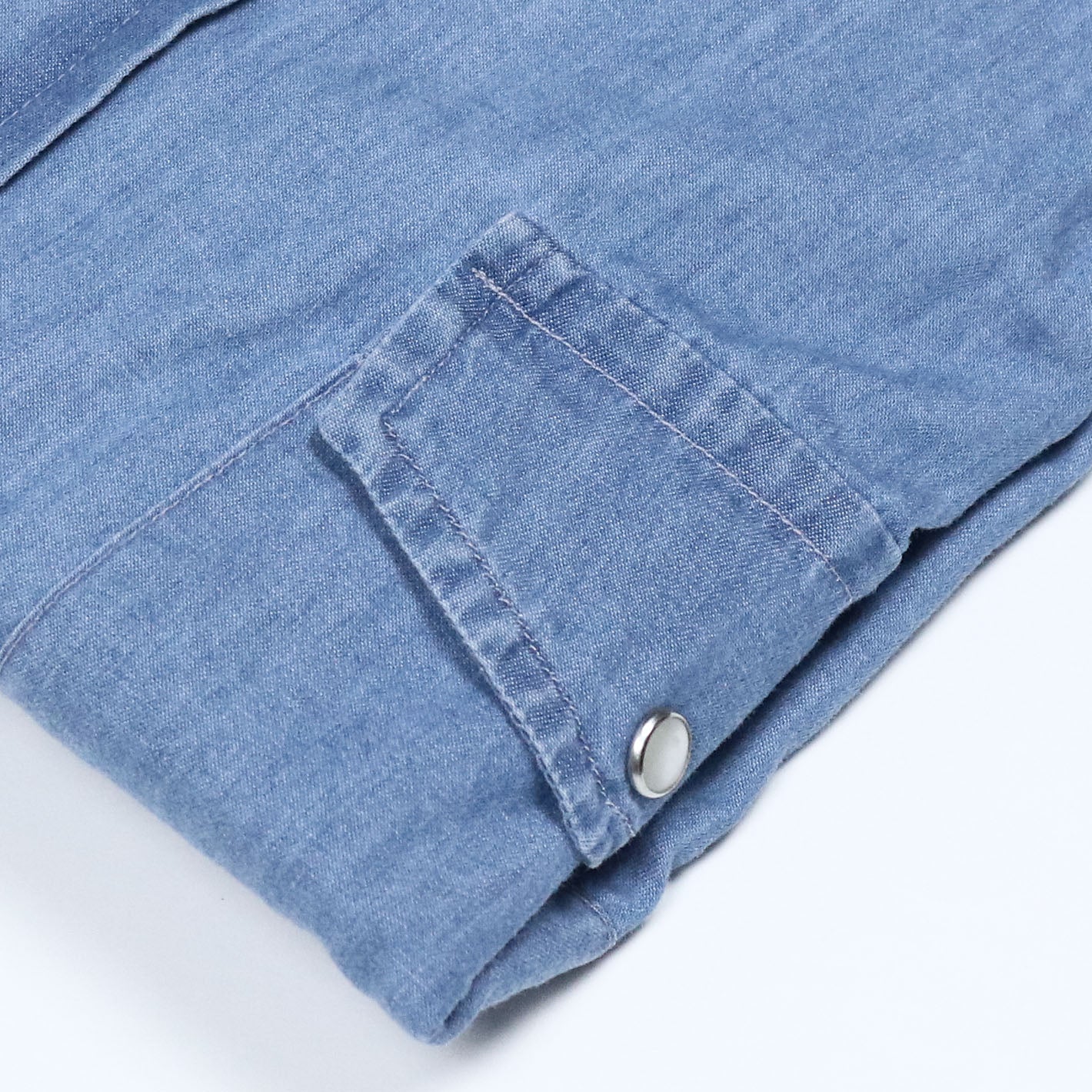 Mid-blue denim Rodeo shirt – Vanacore Napoli