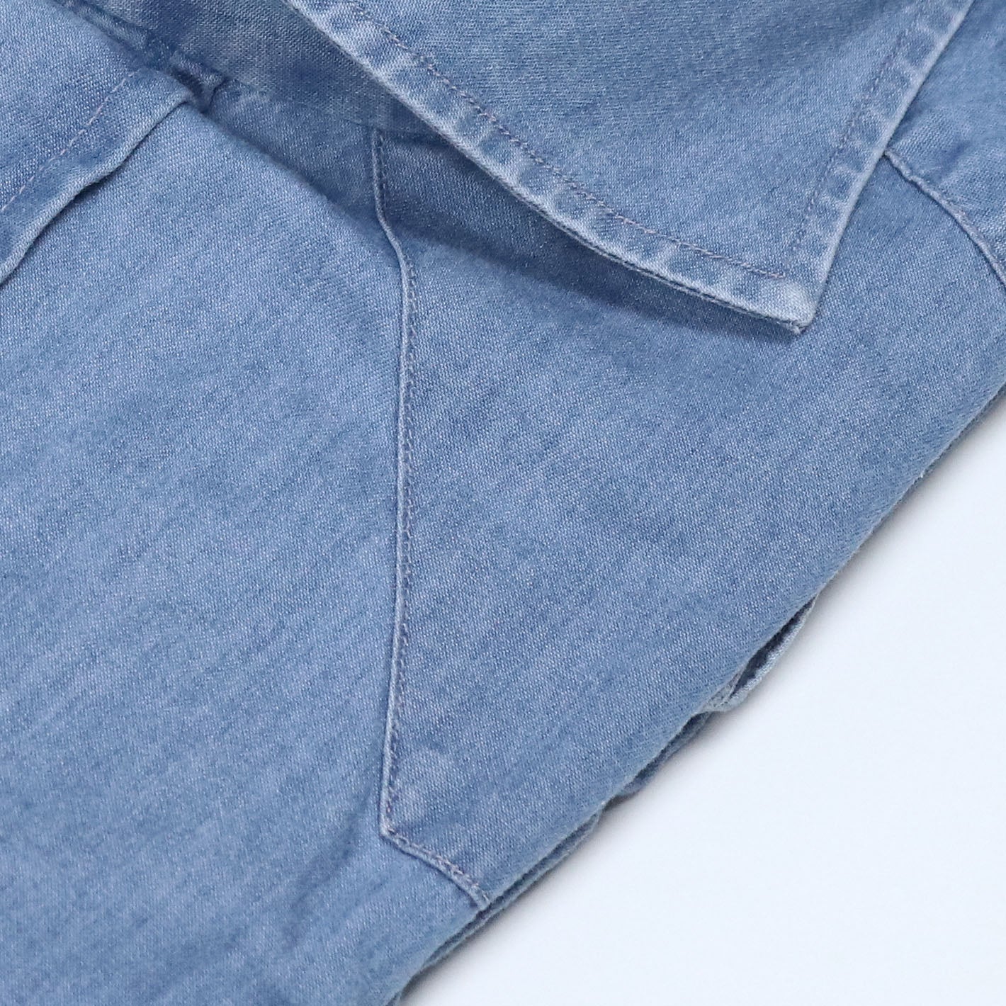 Mid-blue denim Rodeo shirt – Vanacore Napoli
