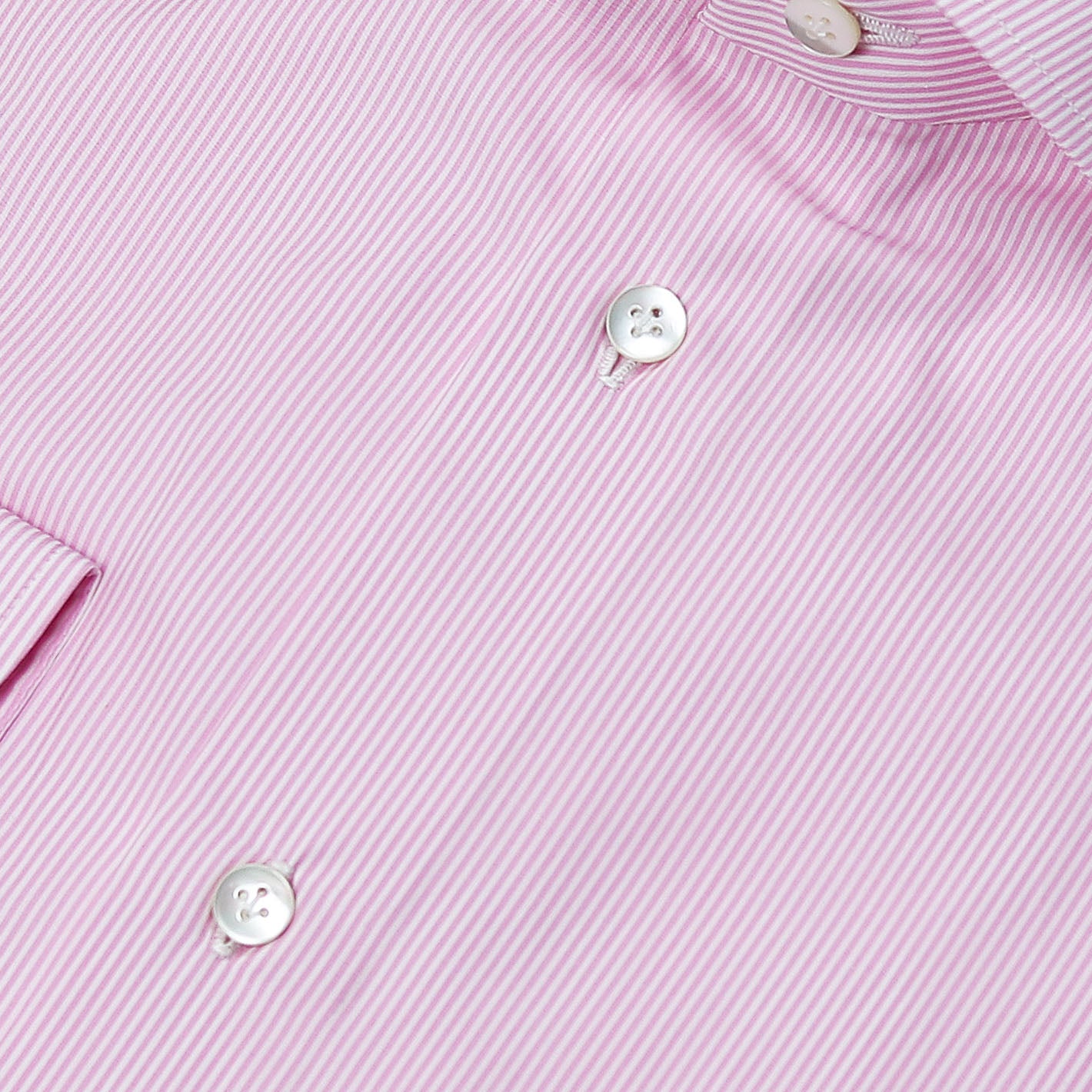 Pink Striped Semi-Cutaway Shirt – Vanacore Napoli