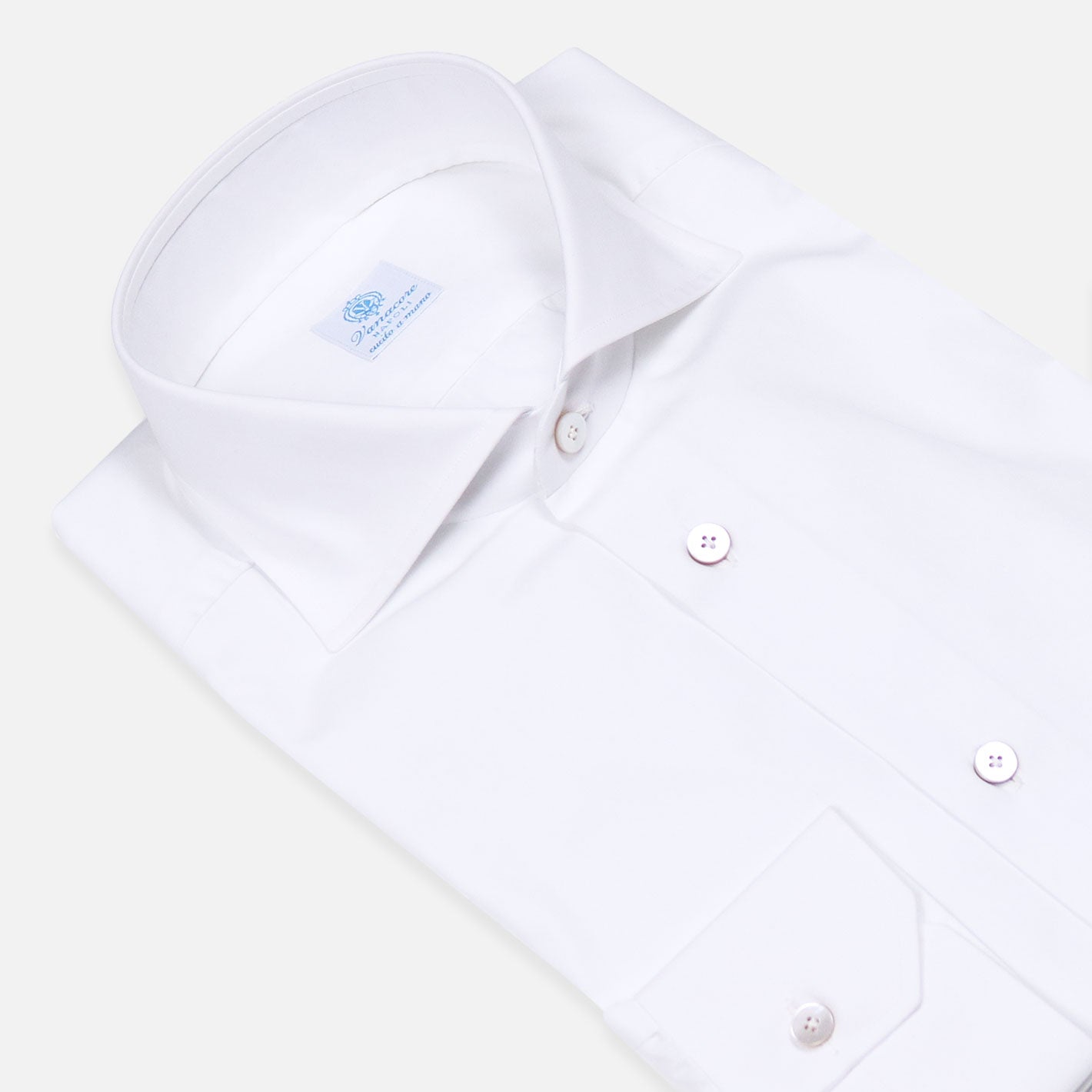 Classic White Poplin Cutaway Shirt