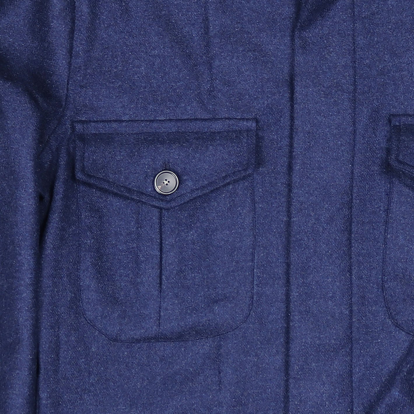 Giacca safari in cashmere e vigogna blu ardesia